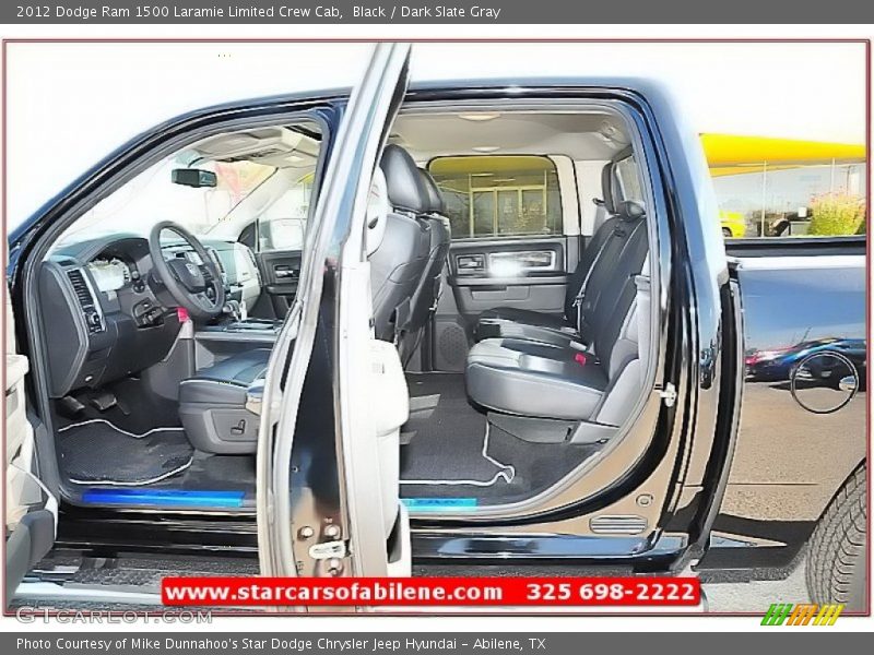 Black / Dark Slate Gray 2012 Dodge Ram 1500 Laramie Limited Crew Cab