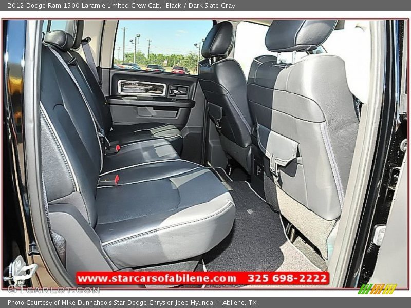 Black / Dark Slate Gray 2012 Dodge Ram 1500 Laramie Limited Crew Cab