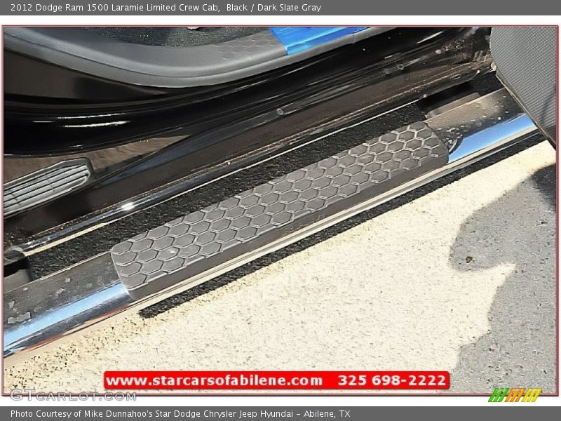 Black / Dark Slate Gray 2012 Dodge Ram 1500 Laramie Limited Crew Cab