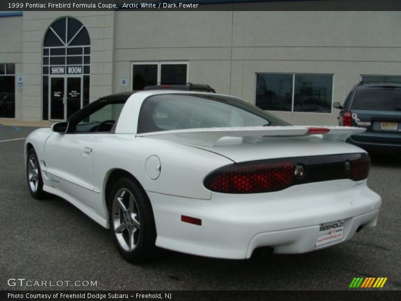 Arctic White / Dark Pewter 1999 Pontiac Firebird Formula Coupe