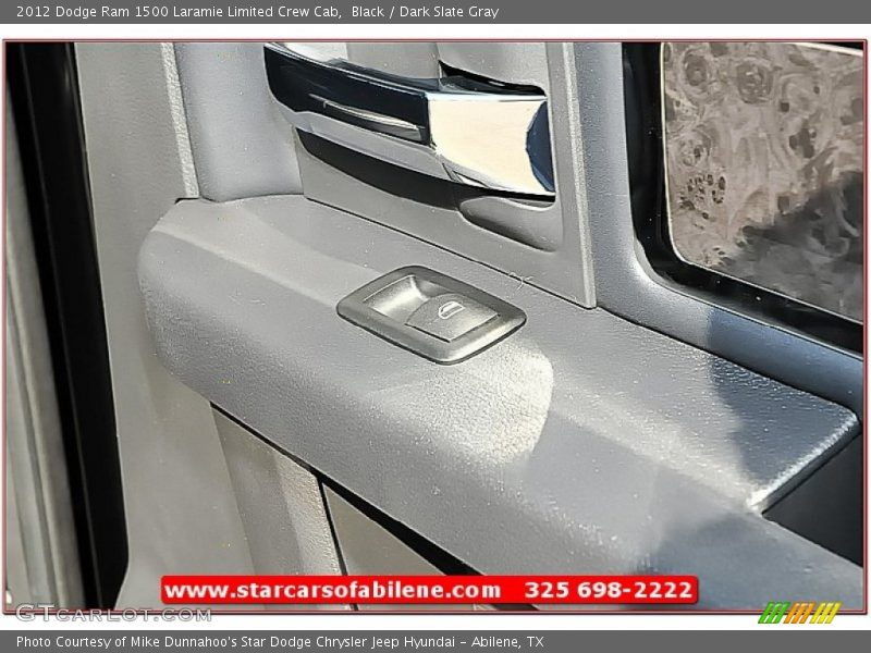 Black / Dark Slate Gray 2012 Dodge Ram 1500 Laramie Limited Crew Cab