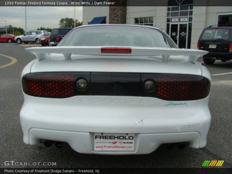 Arctic White / Dark Pewter 1999 Pontiac Firebird Formula Coupe