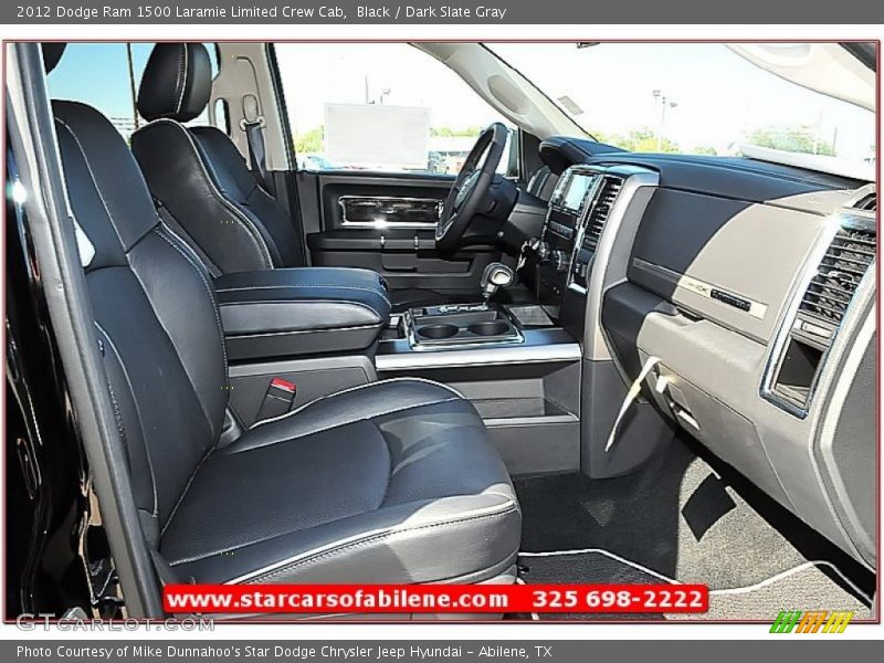 Black / Dark Slate Gray 2012 Dodge Ram 1500 Laramie Limited Crew Cab