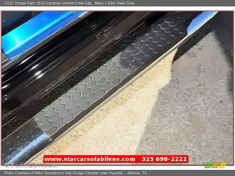 Black / Dark Slate Gray 2012 Dodge Ram 1500 Laramie Limited Crew Cab