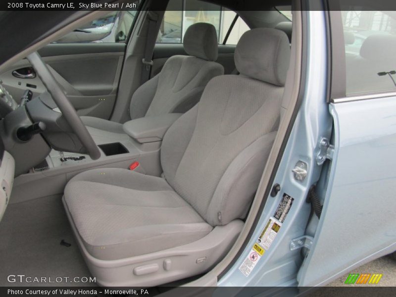 Sky Blue Pearl / Ash 2008 Toyota Camry LE