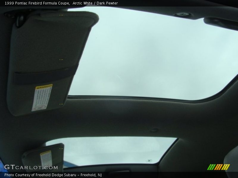 Arctic White / Dark Pewter 1999 Pontiac Firebird Formula Coupe