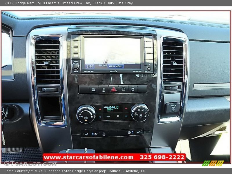 Black / Dark Slate Gray 2012 Dodge Ram 1500 Laramie Limited Crew Cab