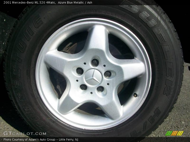 Azure Blue Metallic / Ash 2001 Mercedes-Benz ML 320 4Matic