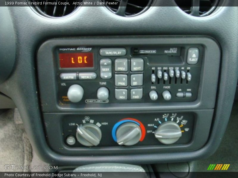 Arctic White / Dark Pewter 1999 Pontiac Firebird Formula Coupe