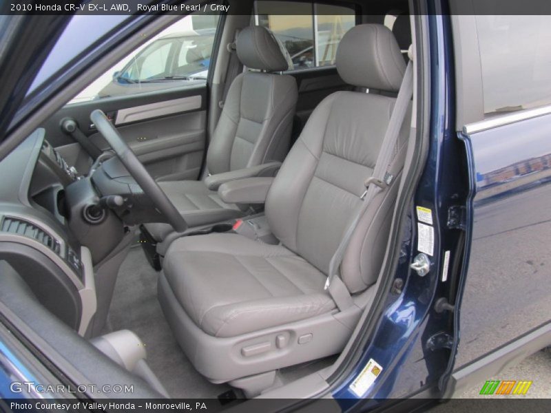 Royal Blue Pearl / Gray 2010 Honda CR-V EX-L AWD