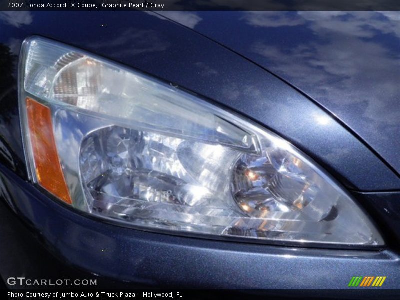 Graphite Pearl / Gray 2007 Honda Accord LX Coupe