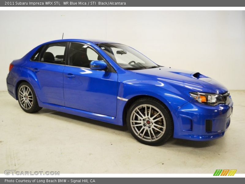 WR Blue Mica / STI  Black/Alcantara 2011 Subaru Impreza WRX STi