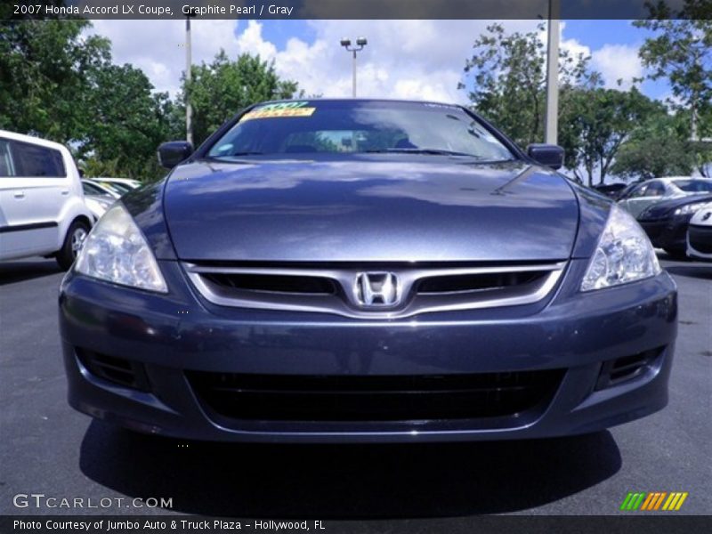 Graphite Pearl / Gray 2007 Honda Accord LX Coupe