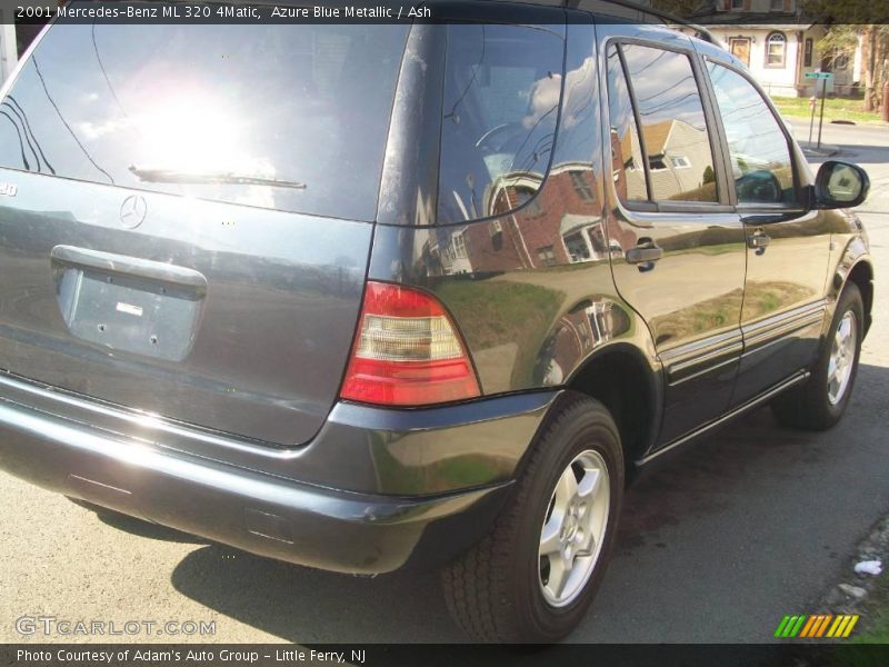 Azure Blue Metallic / Ash 2001 Mercedes-Benz ML 320 4Matic