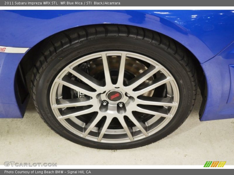 WR Blue Mica / STI  Black/Alcantara 2011 Subaru Impreza WRX STi