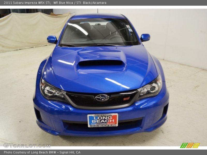WR Blue Mica / STI  Black/Alcantara 2011 Subaru Impreza WRX STi