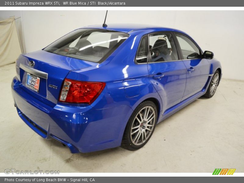 WR Blue Mica / STI  Black/Alcantara 2011 Subaru Impreza WRX STi