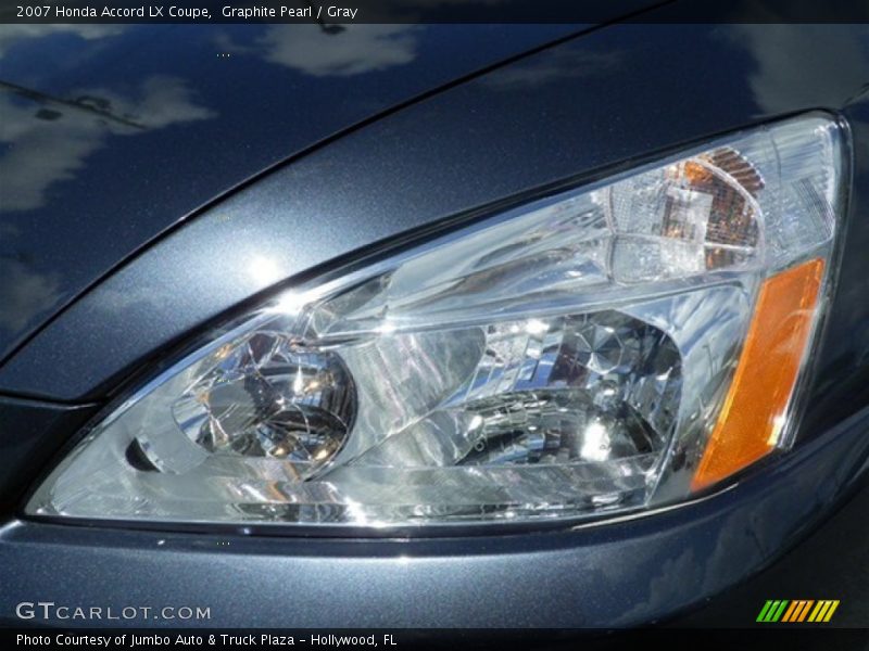 Graphite Pearl / Gray 2007 Honda Accord LX Coupe