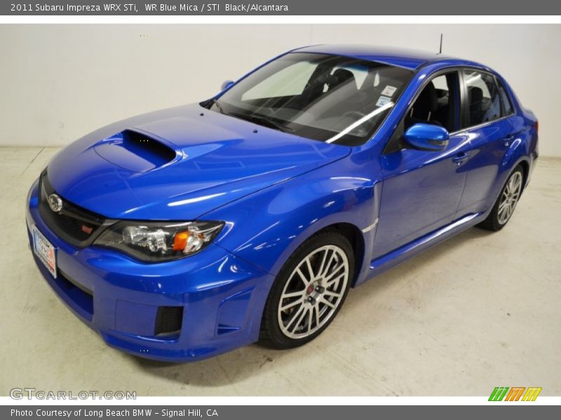 WR Blue Mica / STI  Black/Alcantara 2011 Subaru Impreza WRX STi