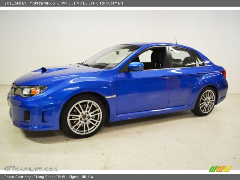 WR Blue Mica / STI  Black/Alcantara 2011 Subaru Impreza WRX STi