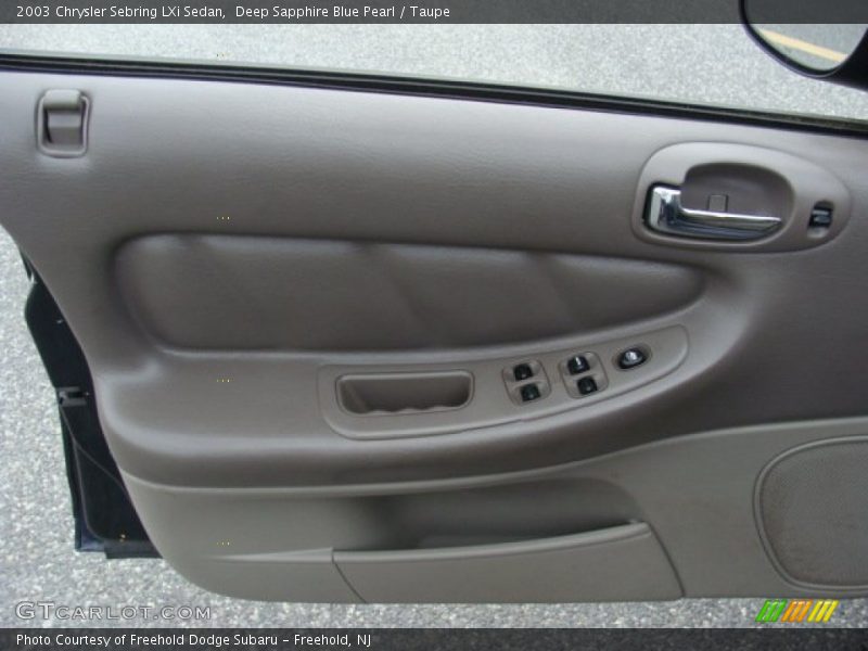 Deep Sapphire Blue Pearl / Taupe 2003 Chrysler Sebring LXi Sedan