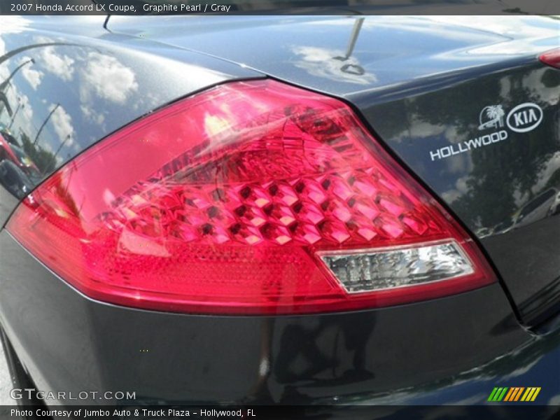 Graphite Pearl / Gray 2007 Honda Accord LX Coupe