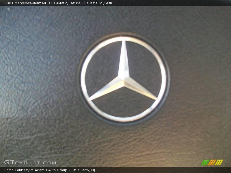 Azure Blue Metallic / Ash 2001 Mercedes-Benz ML 320 4Matic