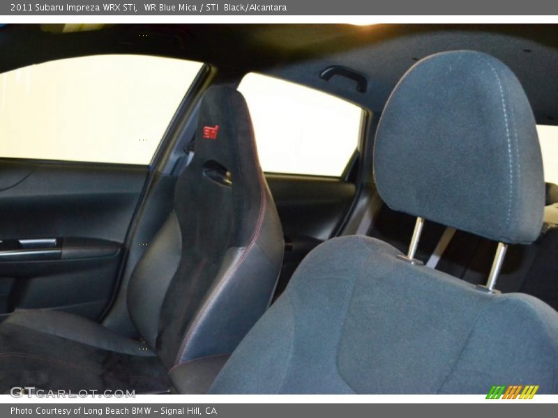 WR Blue Mica / STI  Black/Alcantara 2011 Subaru Impreza WRX STi