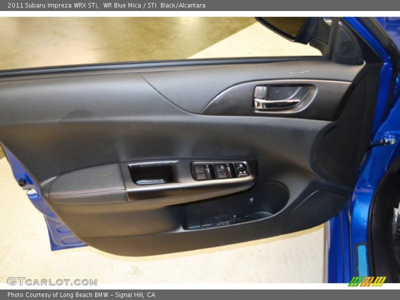 WR Blue Mica / STI  Black/Alcantara 2011 Subaru Impreza WRX STi