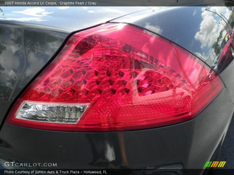 Graphite Pearl / Gray 2007 Honda Accord LX Coupe