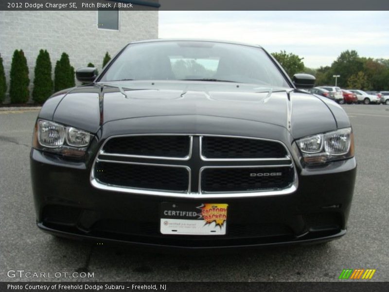 Pitch Black / Black 2012 Dodge Charger SE