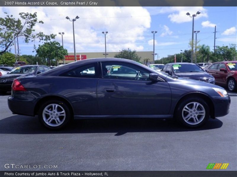 Graphite Pearl / Gray 2007 Honda Accord LX Coupe