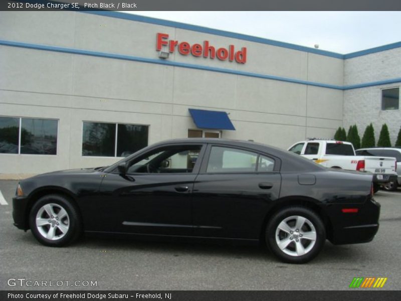 Pitch Black / Black 2012 Dodge Charger SE