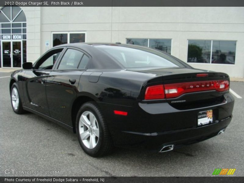 Pitch Black / Black 2012 Dodge Charger SE