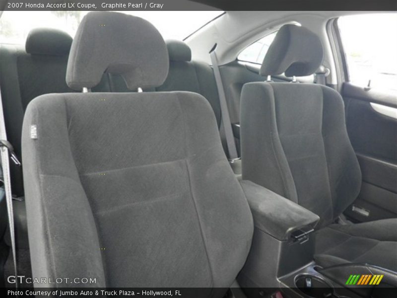 Graphite Pearl / Gray 2007 Honda Accord LX Coupe