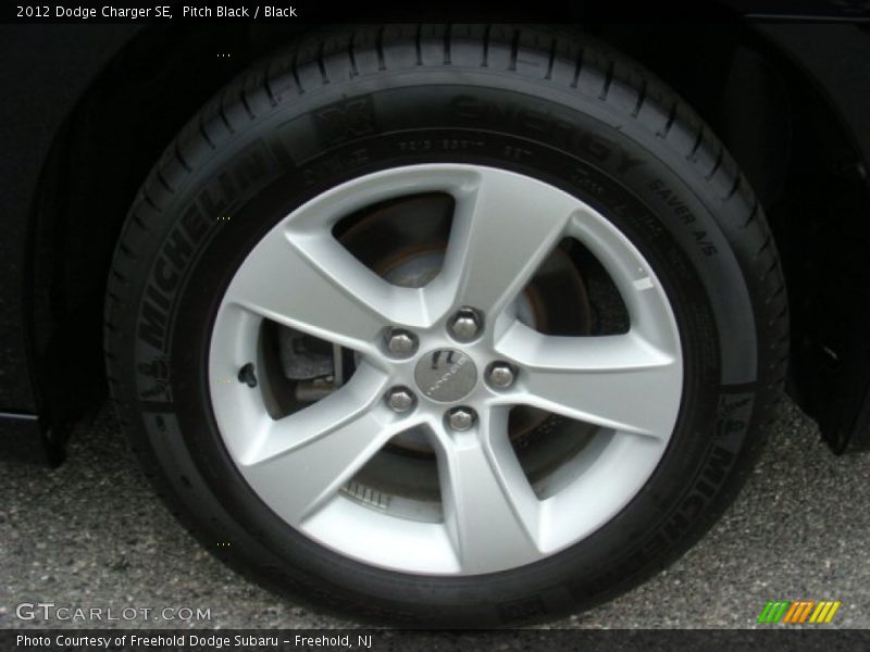 Pitch Black / Black 2012 Dodge Charger SE