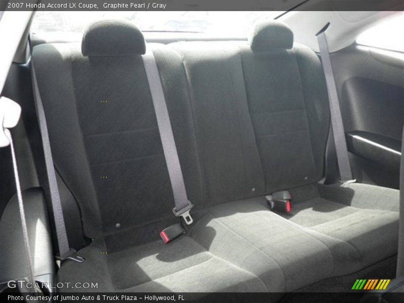 Graphite Pearl / Gray 2007 Honda Accord LX Coupe