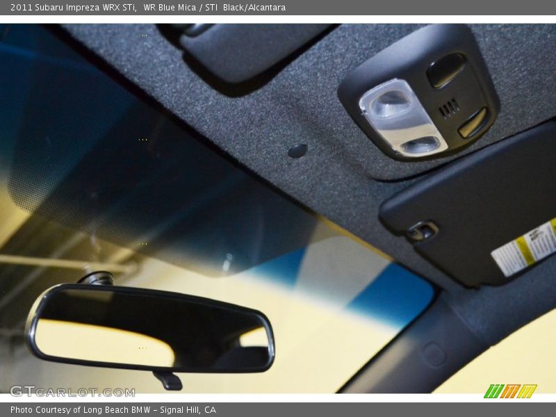 WR Blue Mica / STI  Black/Alcantara 2011 Subaru Impreza WRX STi
