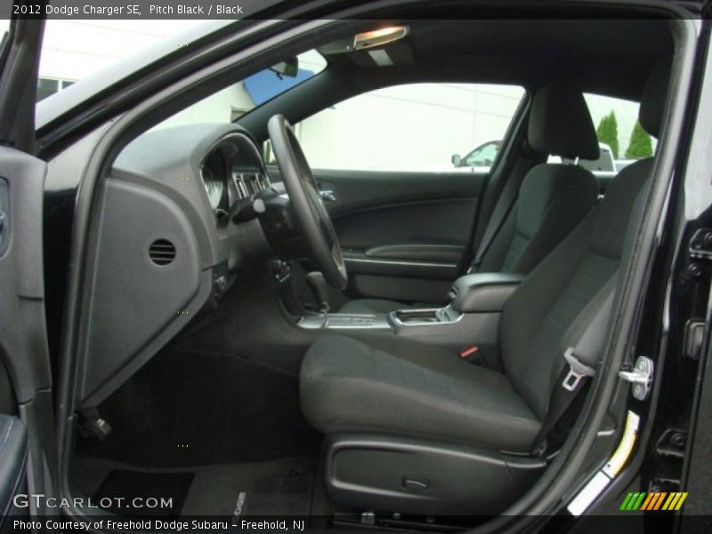 Pitch Black / Black 2012 Dodge Charger SE