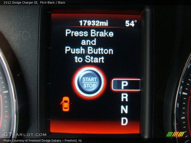 Pitch Black / Black 2012 Dodge Charger SE