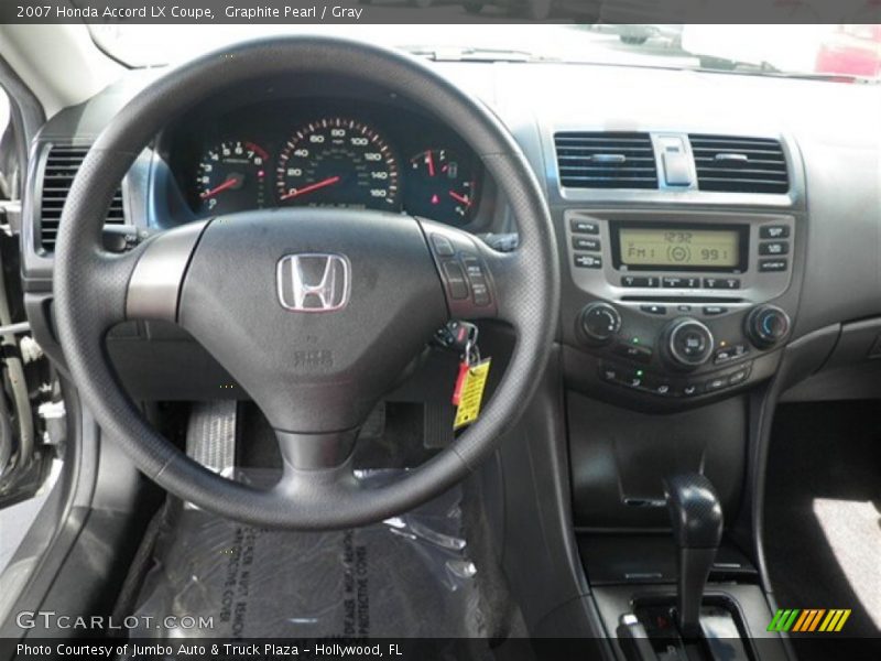 Graphite Pearl / Gray 2007 Honda Accord LX Coupe
