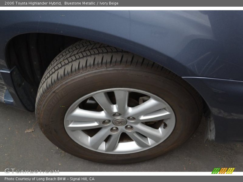 Bluestone Metallic / Ivory Beige 2006 Toyota Highlander Hybrid