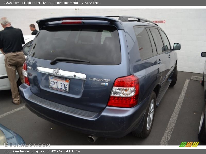 Bluestone Metallic / Ivory Beige 2006 Toyota Highlander Hybrid