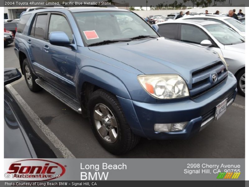 Pacific Blue Metallic / Stone 2004 Toyota 4Runner Limited
