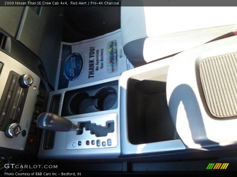 Red Alert / Pro-4X Charcoal 2009 Nissan Titan SE Crew Cab 4x4