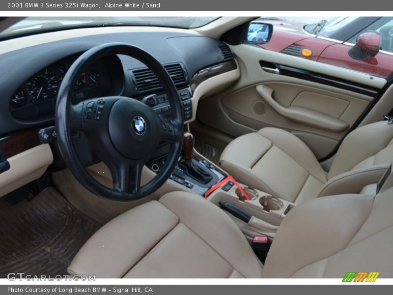 Alpine White / Sand 2001 BMW 3 Series 325i Wagon