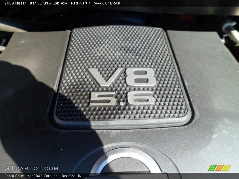 Red Alert / Pro-4X Charcoal 2009 Nissan Titan SE Crew Cab 4x4