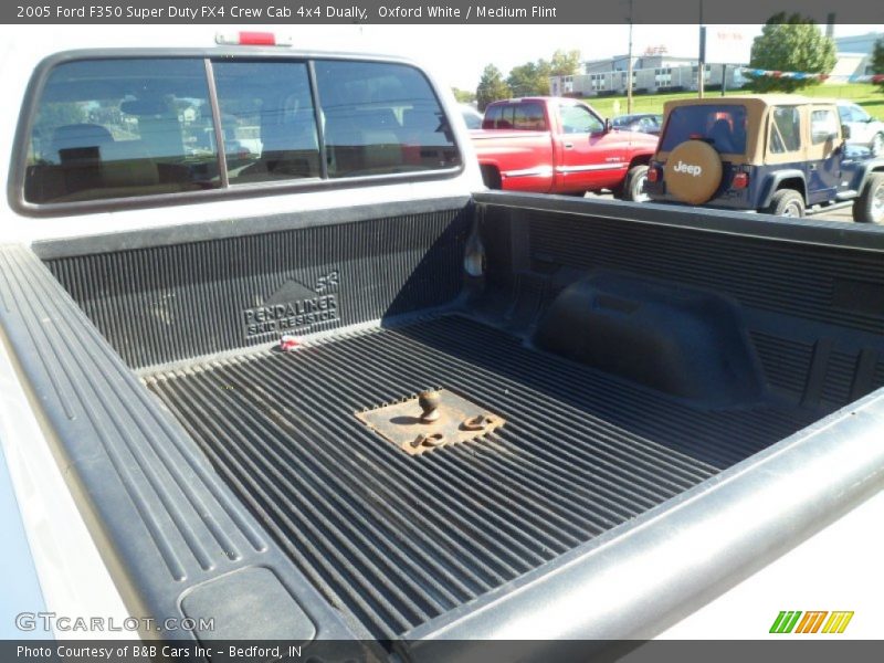 Oxford White / Medium Flint 2005 Ford F350 Super Duty FX4 Crew Cab 4x4 Dually