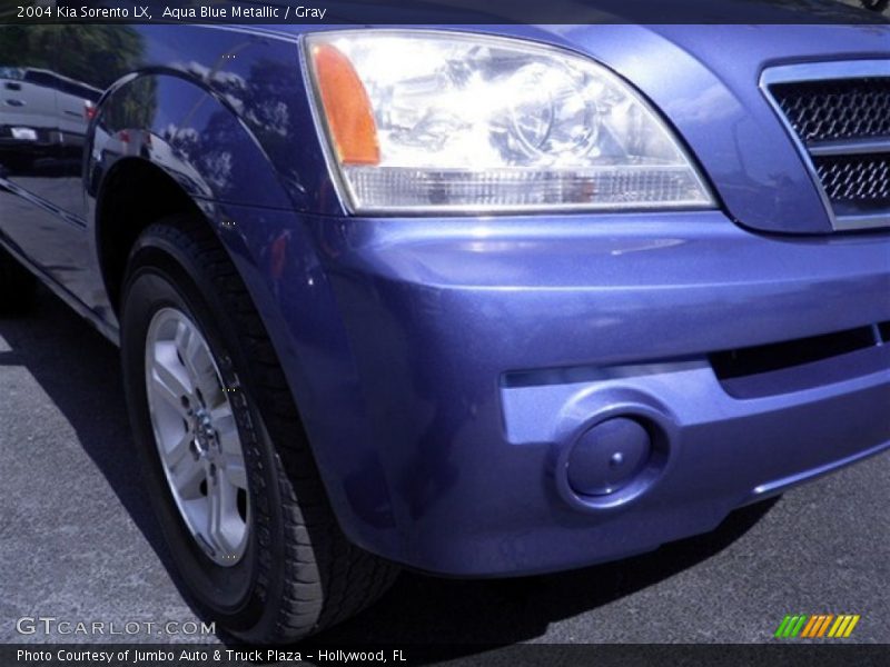 Aqua Blue Metallic / Gray 2004 Kia Sorento LX