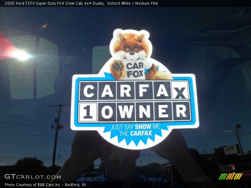 Oxford White / Medium Flint 2005 Ford F350 Super Duty FX4 Crew Cab 4x4 Dually